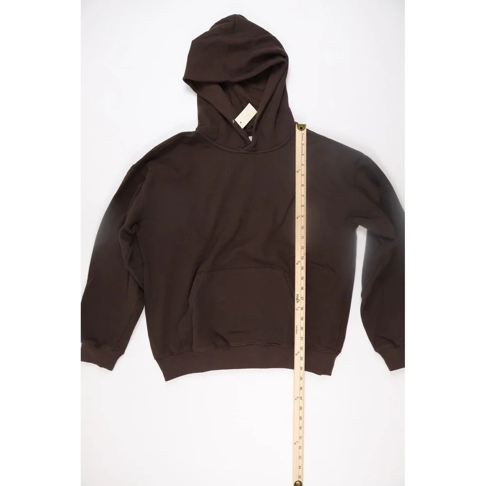 Wild Fable Womens Hoodie Cloud Soft Fleece Brown Solid XL NWT - Picture 4 of 7